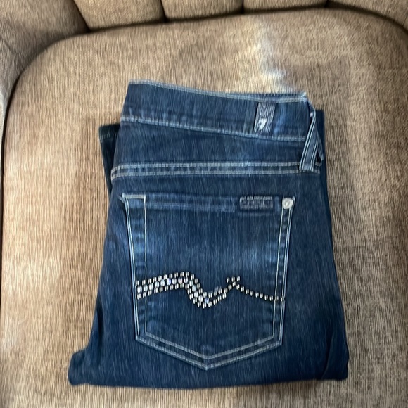 ❤️🤍💙 NWOT 7for all mankind womens jeans - Picture 7 of 8